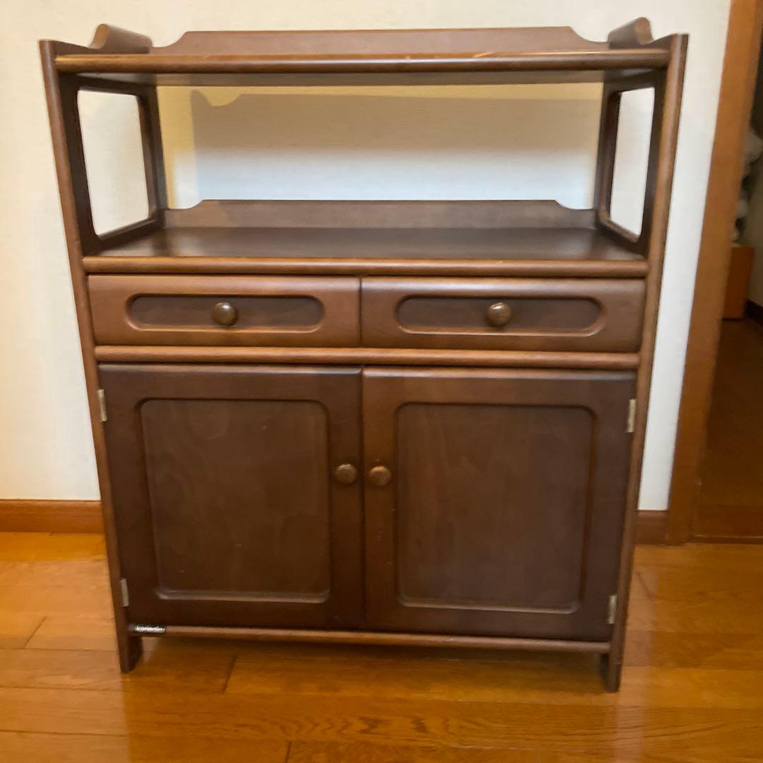 値下【カリモク家具】サイドボード キャビネット 電話台