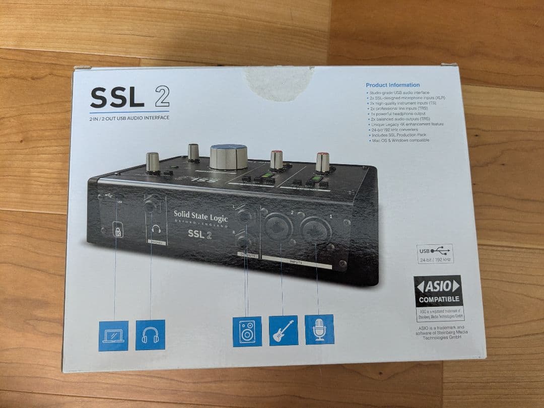 SSL2 USBオーディオインターフェイス+MXL CR89 コンデンサーマイク