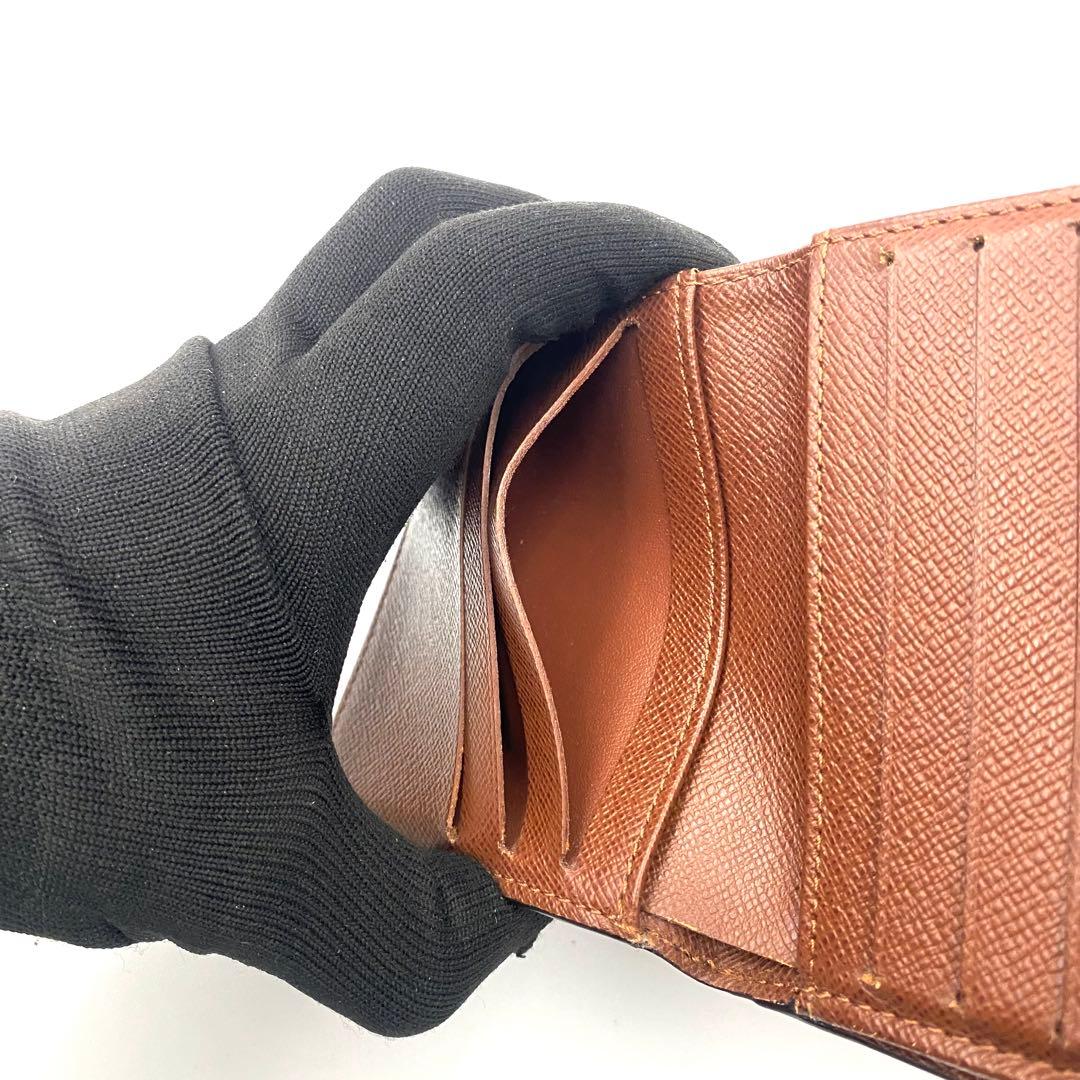 【極美品】ルイヴィトン モノグラム ポルトモネビエ カルトクレディ 三つ折り財布