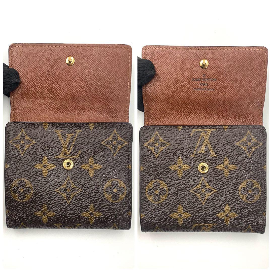 【極美品】ルイヴィトン モノグラム ポルトモネビエ カルトクレディ 三つ折り財布