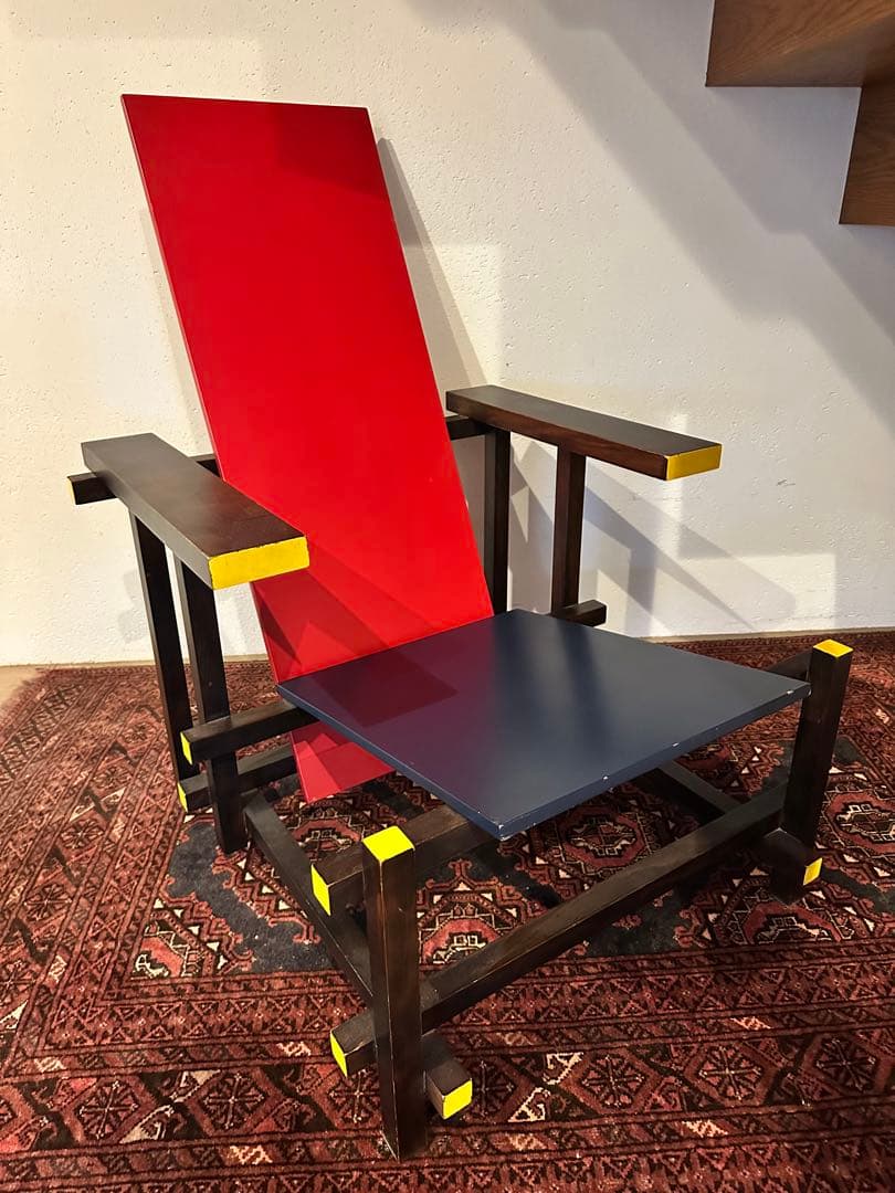 希少　レッドアンドブルーチェア Gerrit Rietveld ヴィンテージ