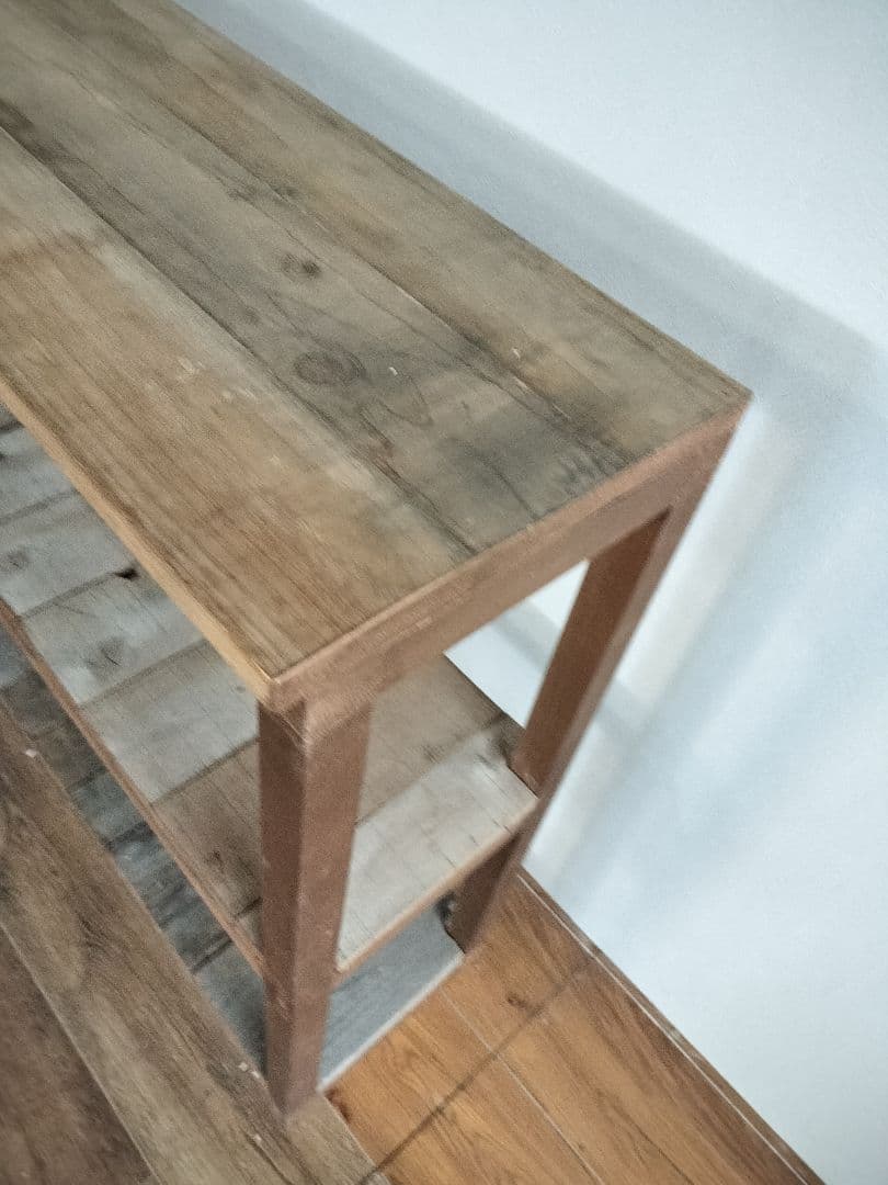 アンティーク　古木　オープンラック　店舗　棚　ラック