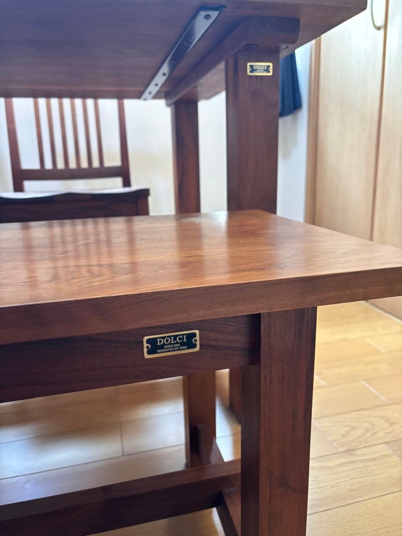 シャルドネ　CHARDONNAY ダイニングテーブルセット　DOLCI 無垢