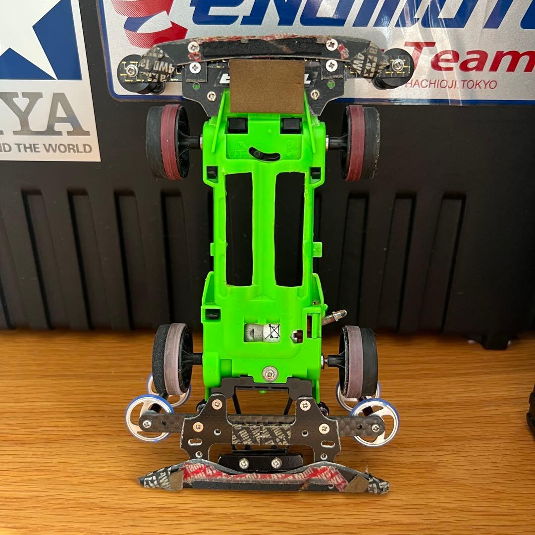 ■ミニ四駆　完成品　加工　アバンテ　仮面ライダーダブル　サイクロン・ジョーカー風