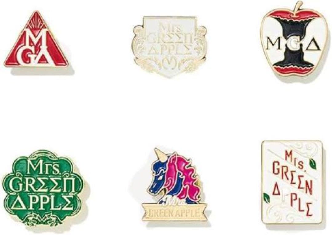 Mrs. GREEN APPLE エデンの園 ピンバッジ コンプリートセット