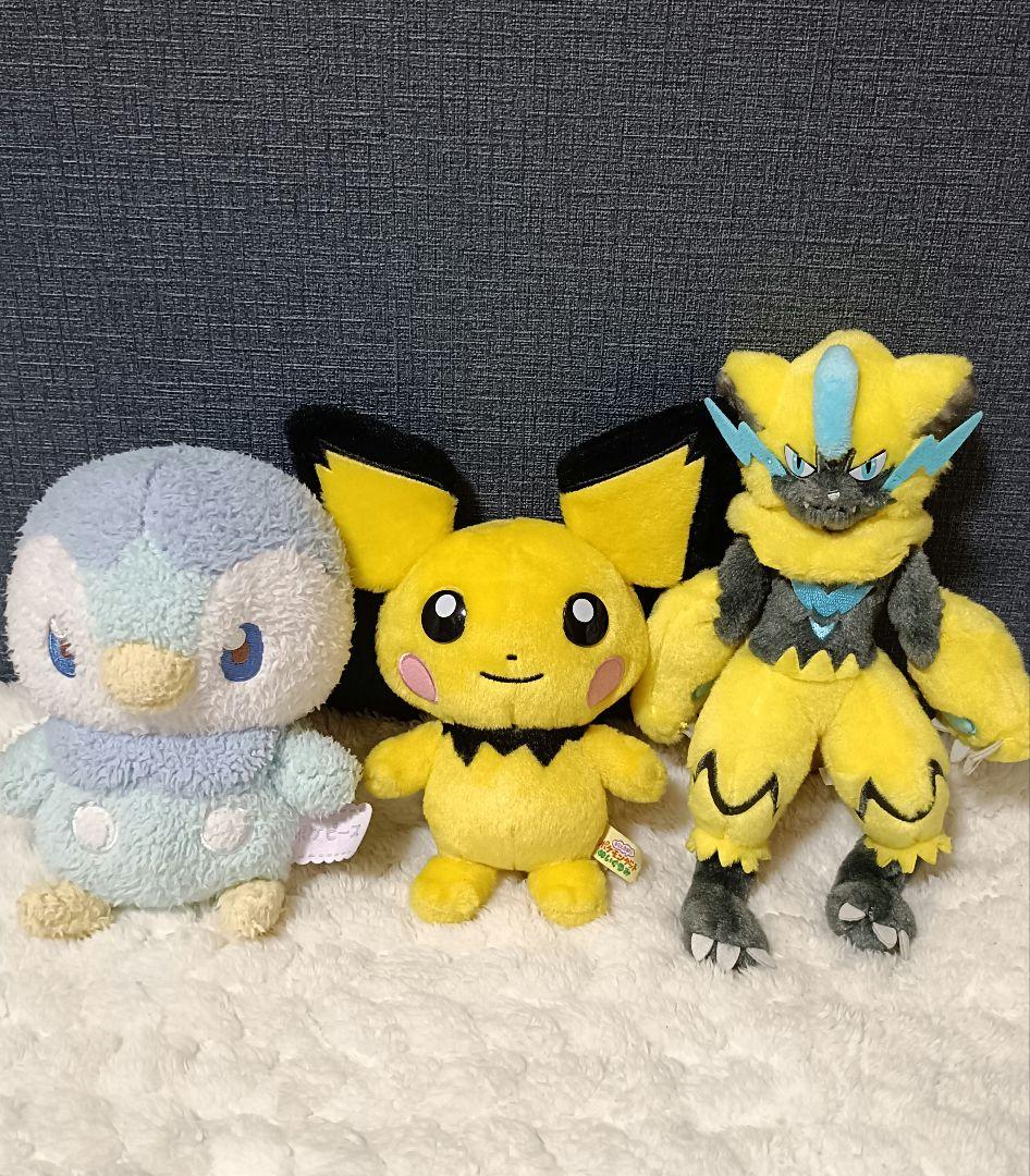 ポケモン　ぬいぐるみ　マスコット　まとめ売り　イーブイ　ゼラオラ　アルクジラ