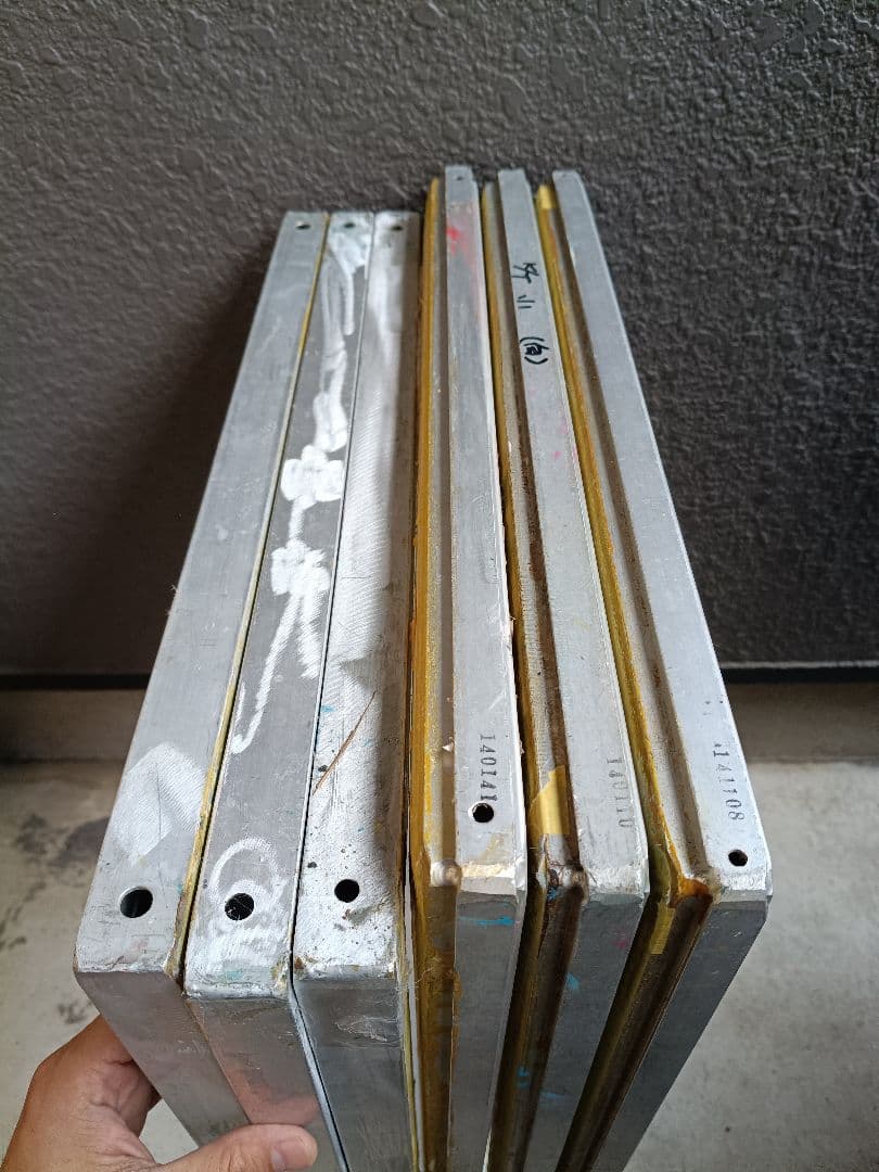 シルクスクリーン用　アルミフレーム　10枚セット