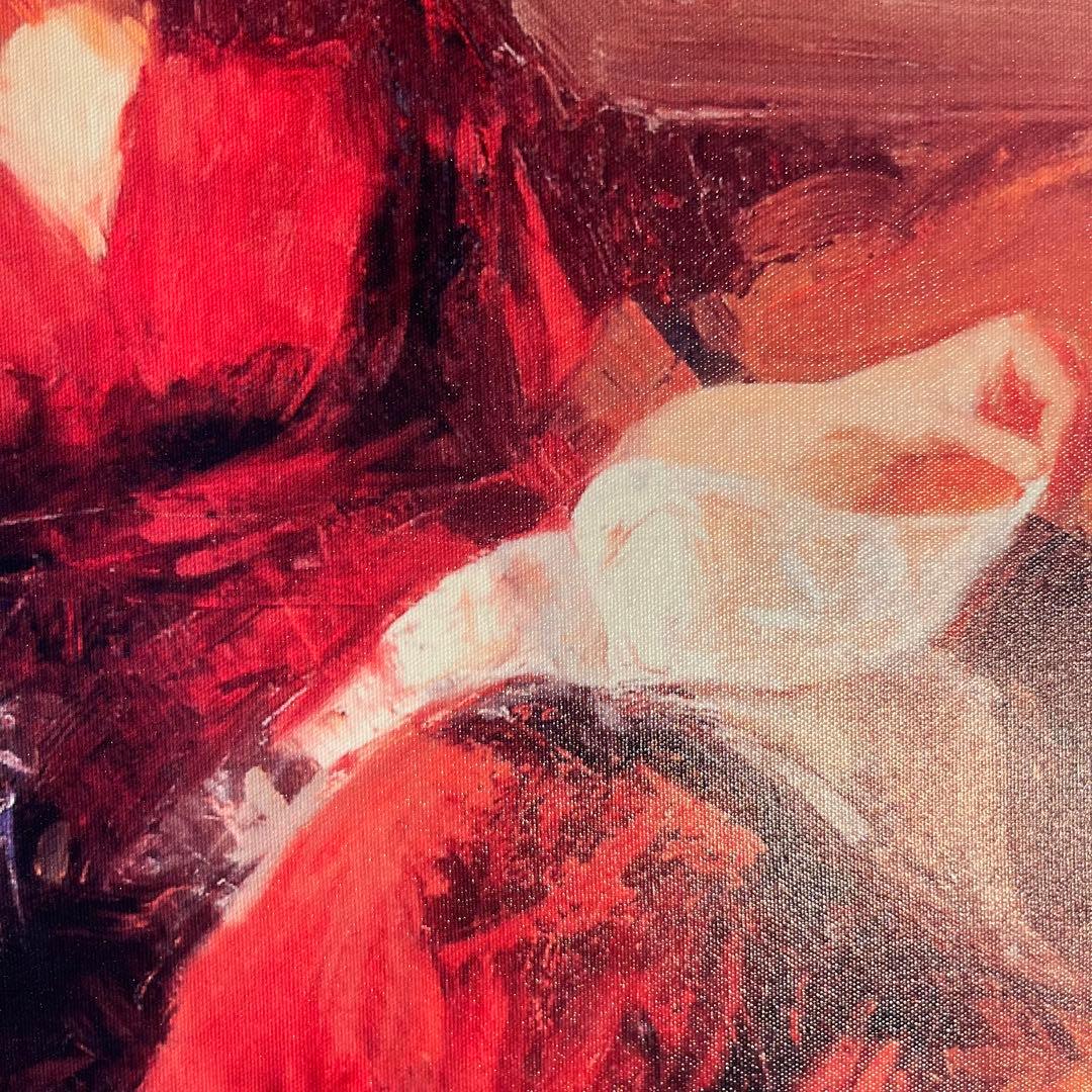 キャンバス プリントアート 本を読む人 額付き 絵画 インテリア