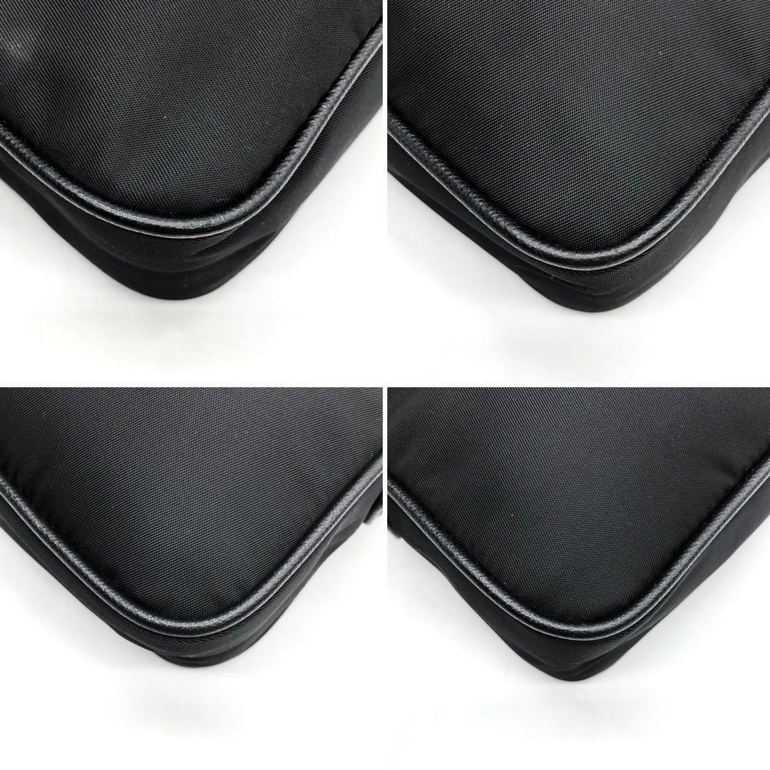 極美品✨プラダ チェーンショルダーバッグ ミニ 三角ロゴ ナイロン 1BH085