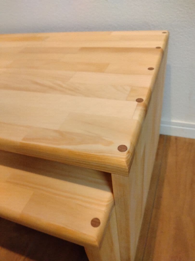 木製　ハンドメイド　オーダー　コの字　ラック　棚　シェルフ　キヌカ　水槽台