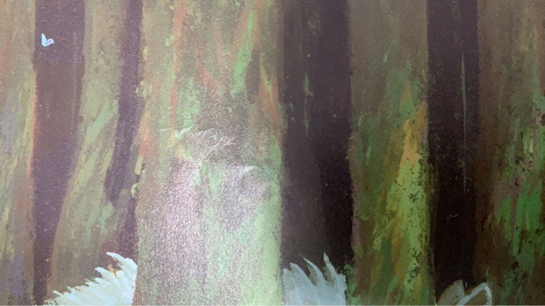 【lucky】台湾限定　もののけ姫　ポスター　85x62cm