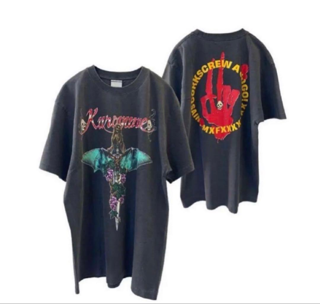 黒夢 SAINT Mxxxxxx Knife & Grape Tシャツ XL