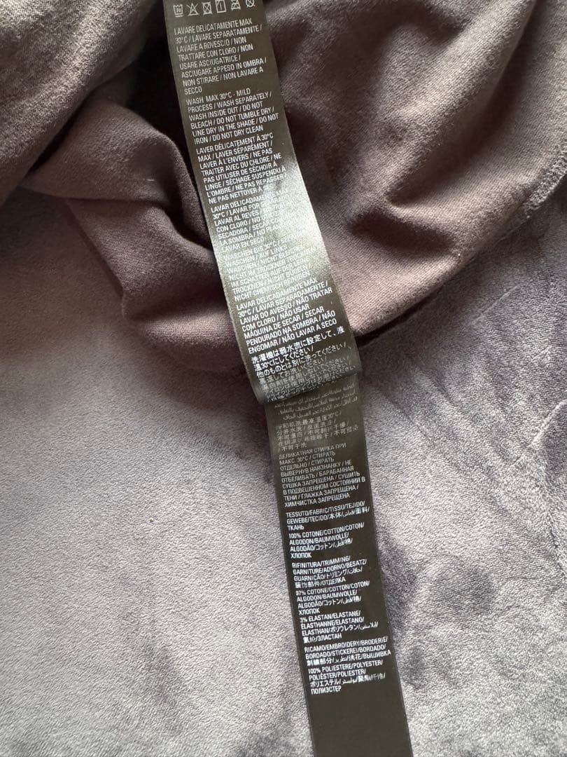 トップス balenciaga 22ss unity 3/4 sleeve t shirt