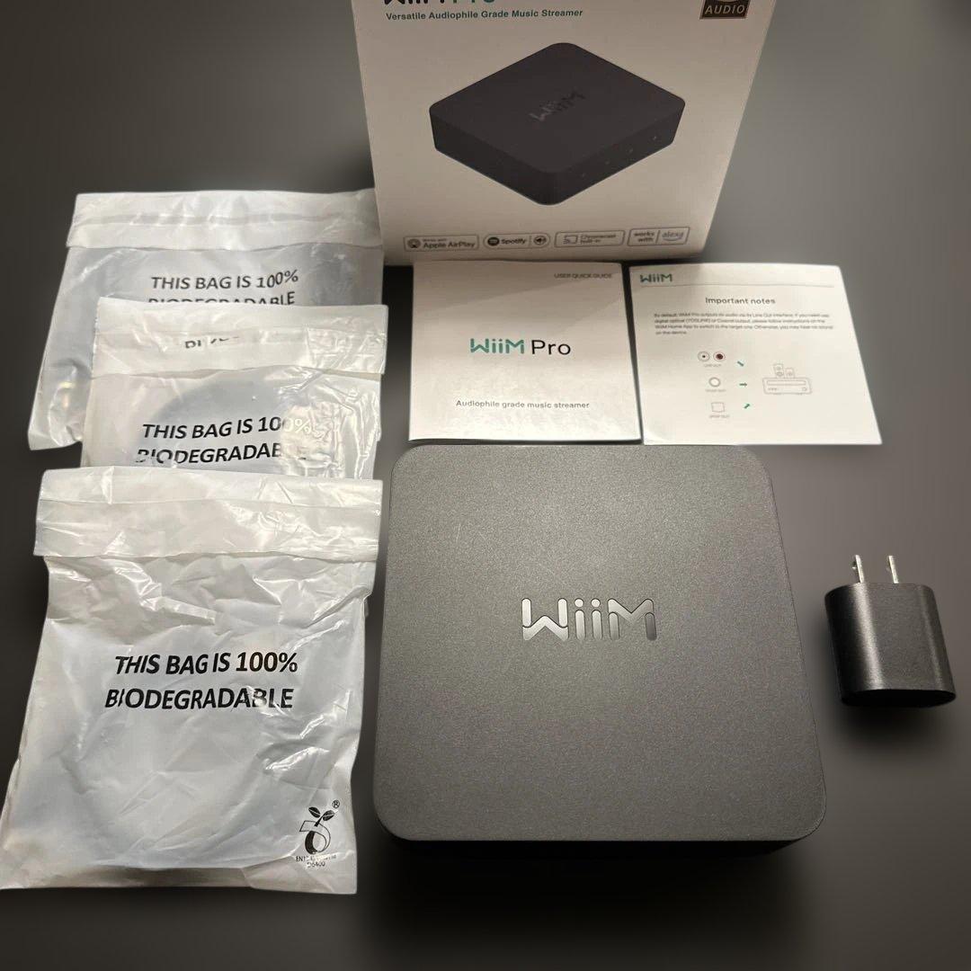 WiiM Pro AirPlay 2 レシーバー クロームキャスト対応 WiFi