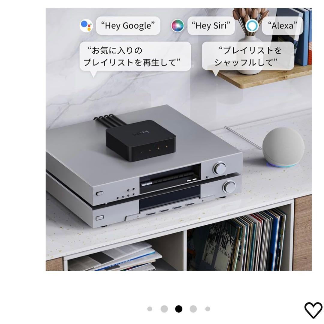 WiiM Pro AirPlay 2 レシーバー クロームキャスト対応 WiFi