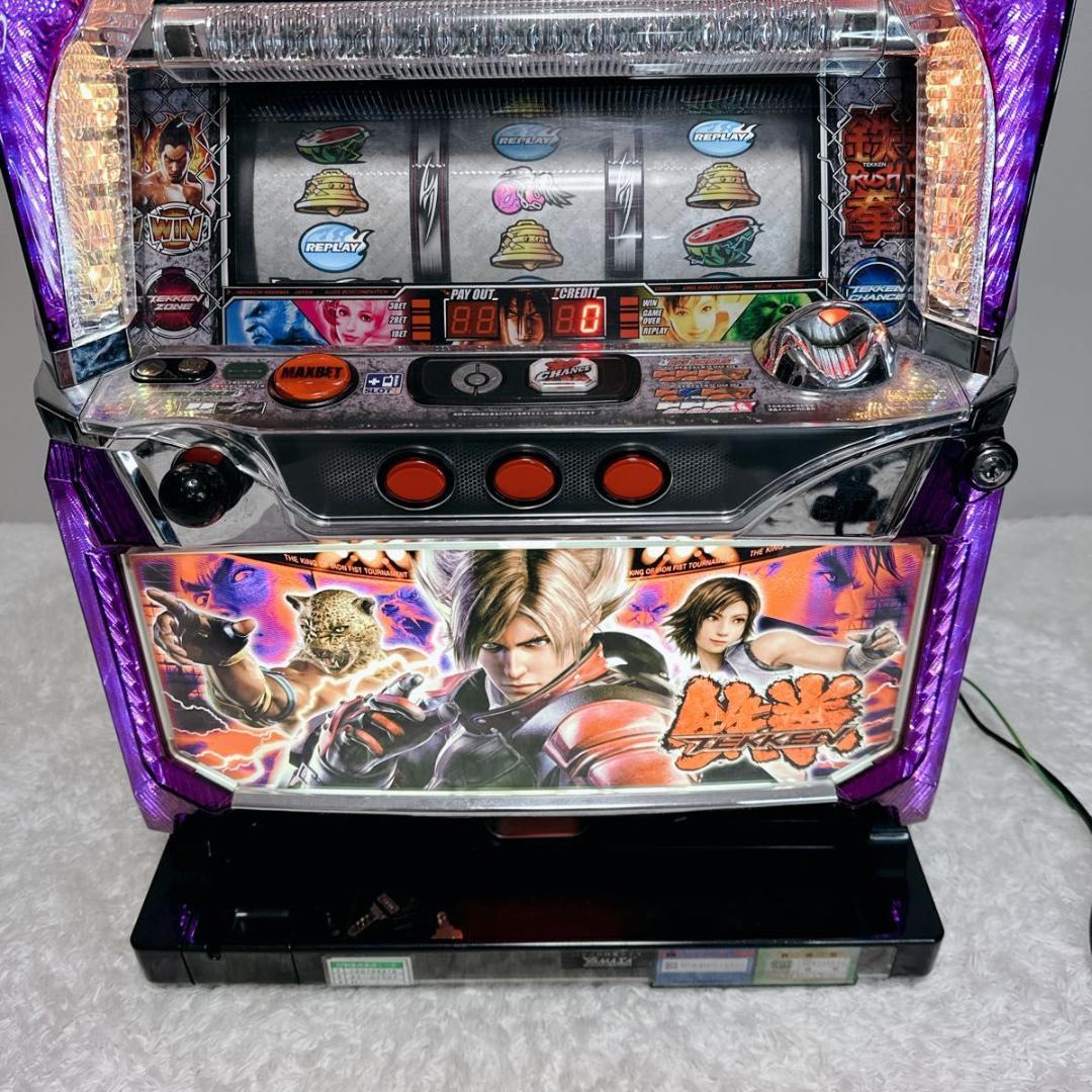 パチスロ実機 パチスロ 実機 鉄拳2nd 不要 送料込み ドアキー付属