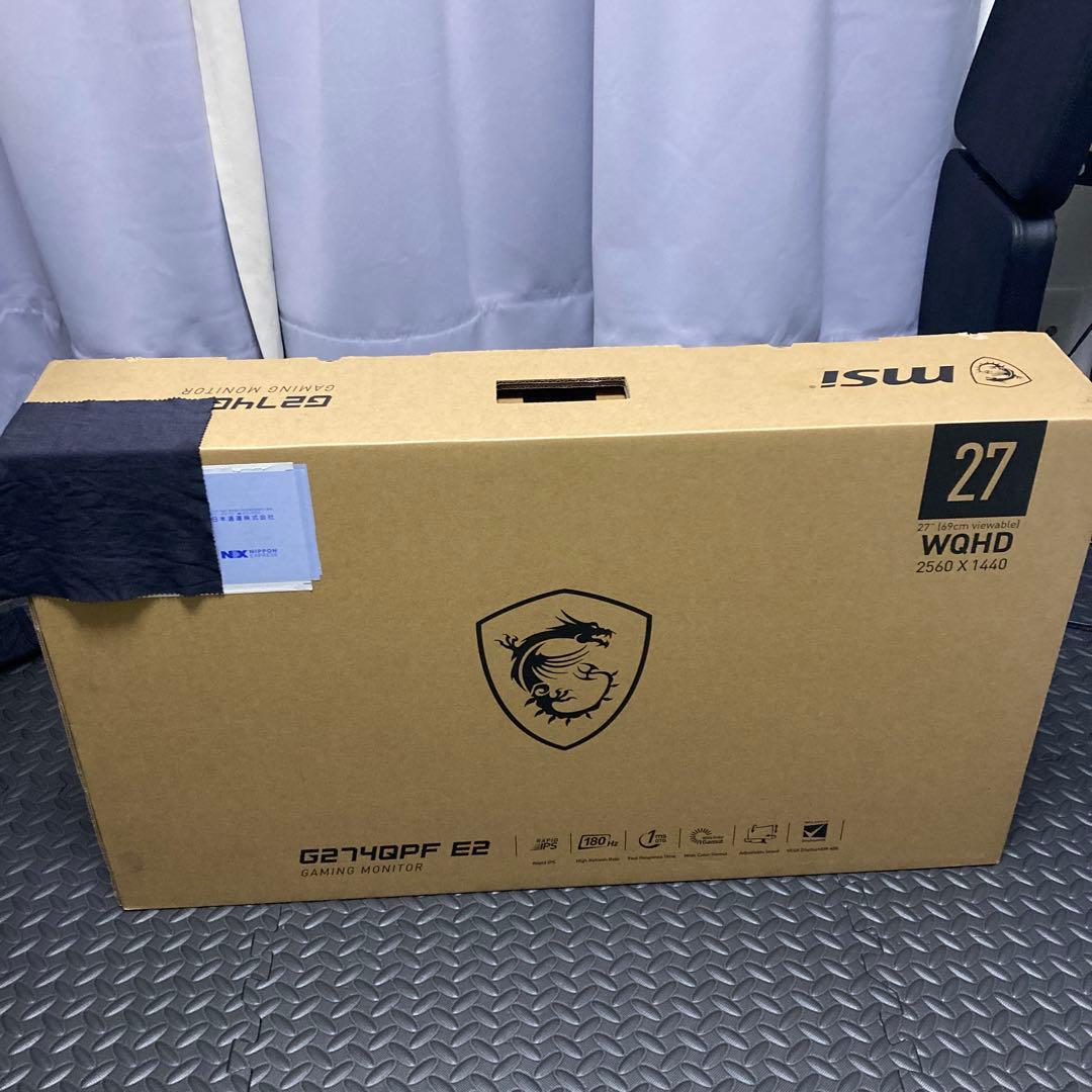 【未開封】MSI G274QPF E2 ゲーミングモニター 27インチ WQHD