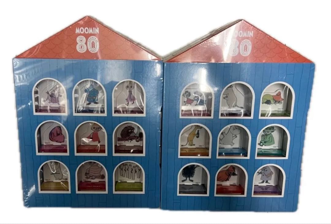 ムーミン 80周年 アクスタスタンプ コレクション BOX 1 2 セット
