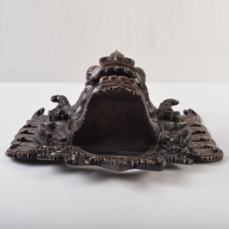 バリ島　インドネシア　木彫　ガルーダ　面　壁飾　置物　2点まとめて　N9064A