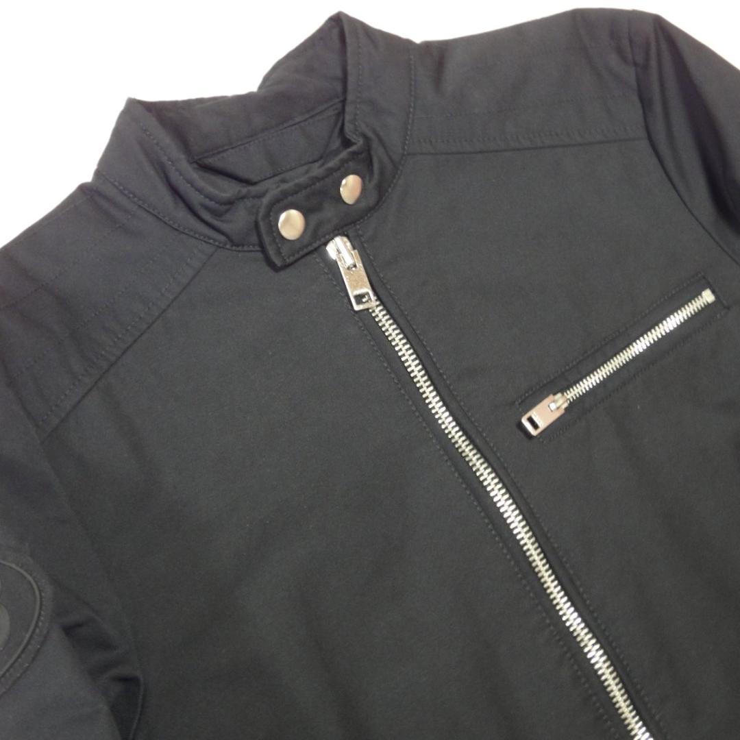 美品 DIESEL ディーゼル ライダースジャケット 黒