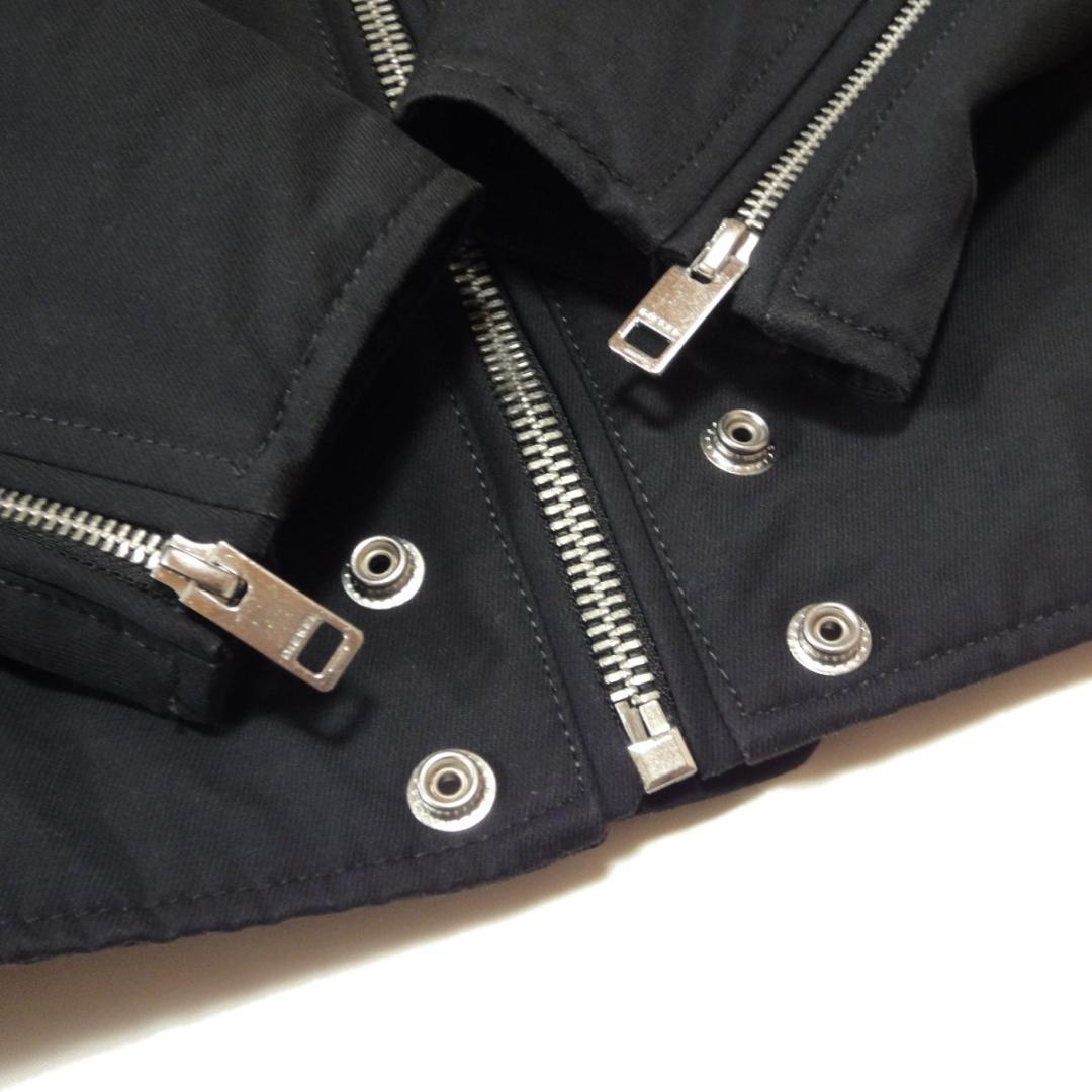 美品 DIESEL ディーゼル ライダースジャケット 黒