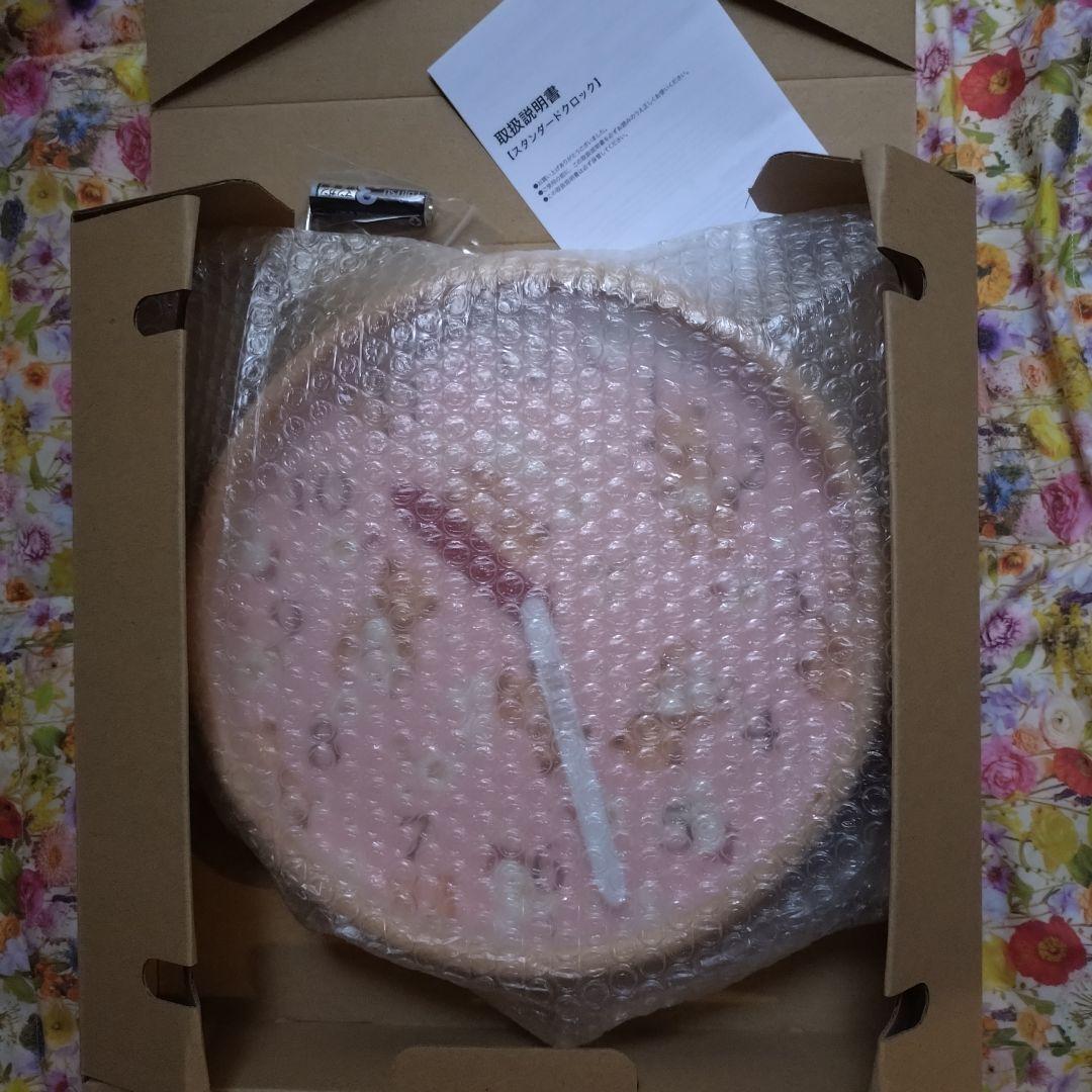 ピンクハウス　掛け時計　くま＆うさぎ柄　時計