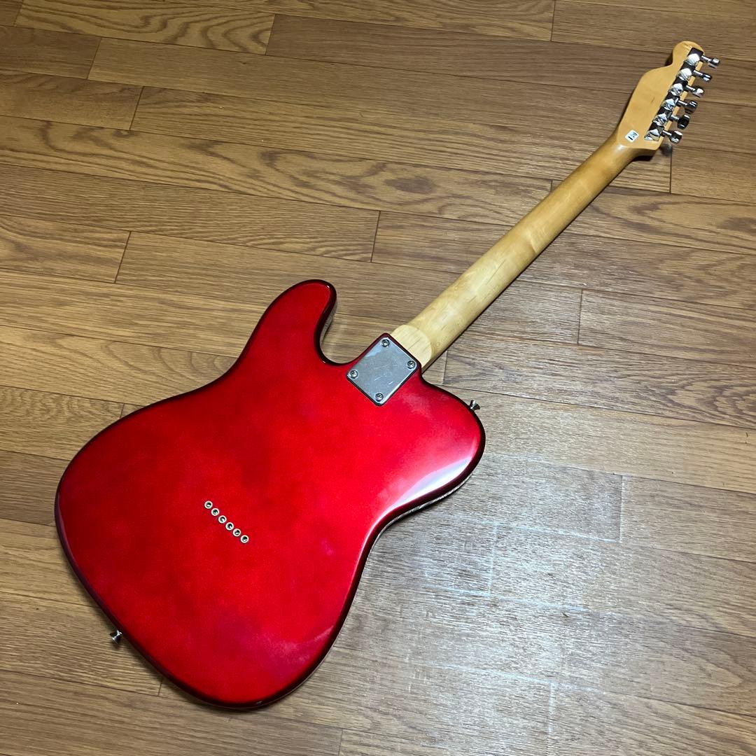 プレイテック Playtech テレキャスター タイプ エレキギター レッド 赤