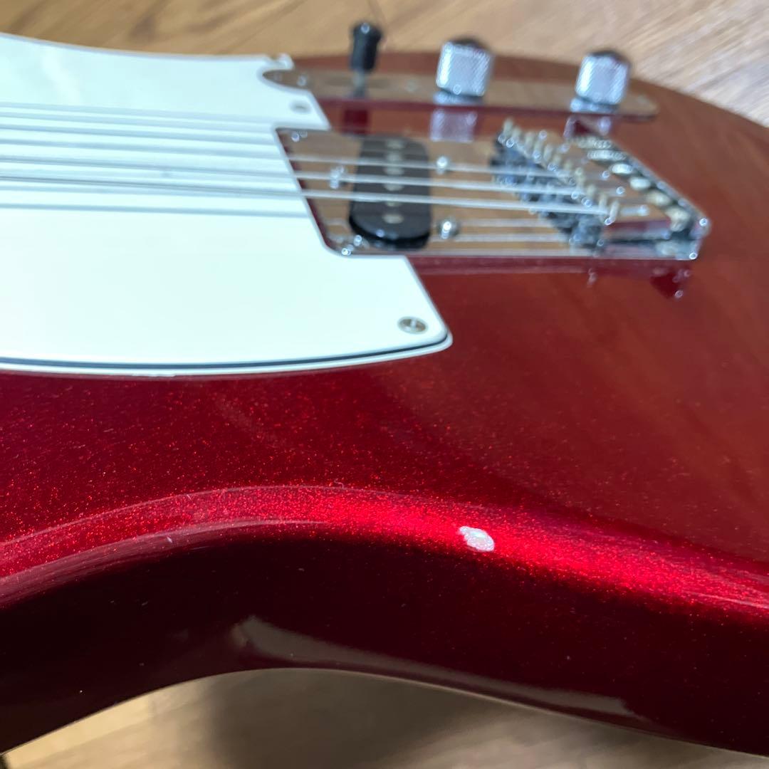 プレイテック Playtech テレキャスター タイプ エレキギター レッド 赤