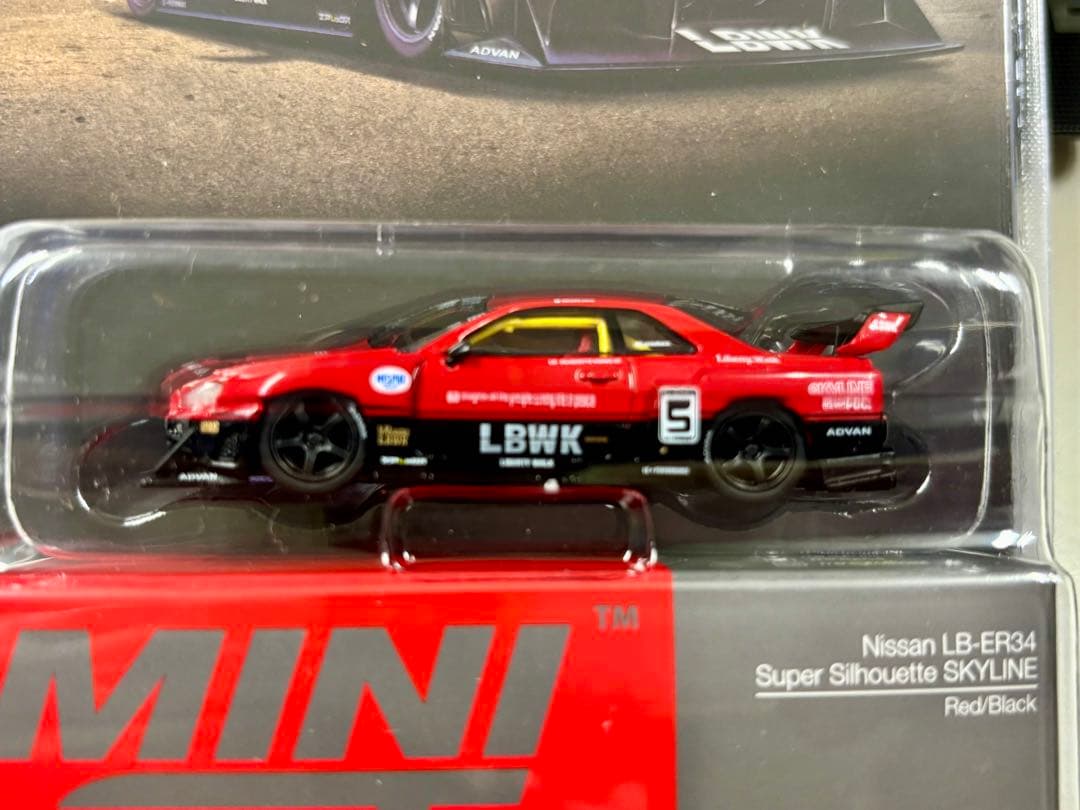 MINI GT(2点)Nissan LB-ER34 SKYLINE (ブリスター