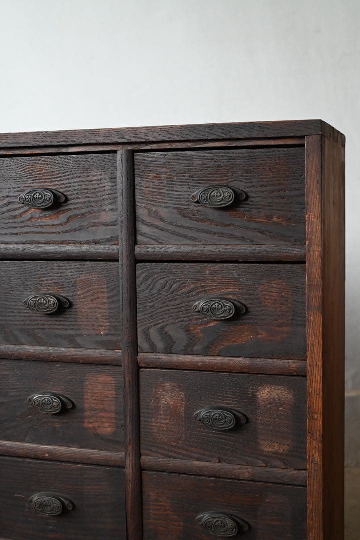 ③ 店舗什器 引出 古家具 古道具 古美術 骨董 アンティーク 箪笥 抽斗