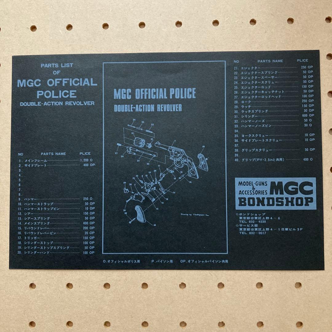 伊*史様 モデルガン　コルトオフィシャルポリス