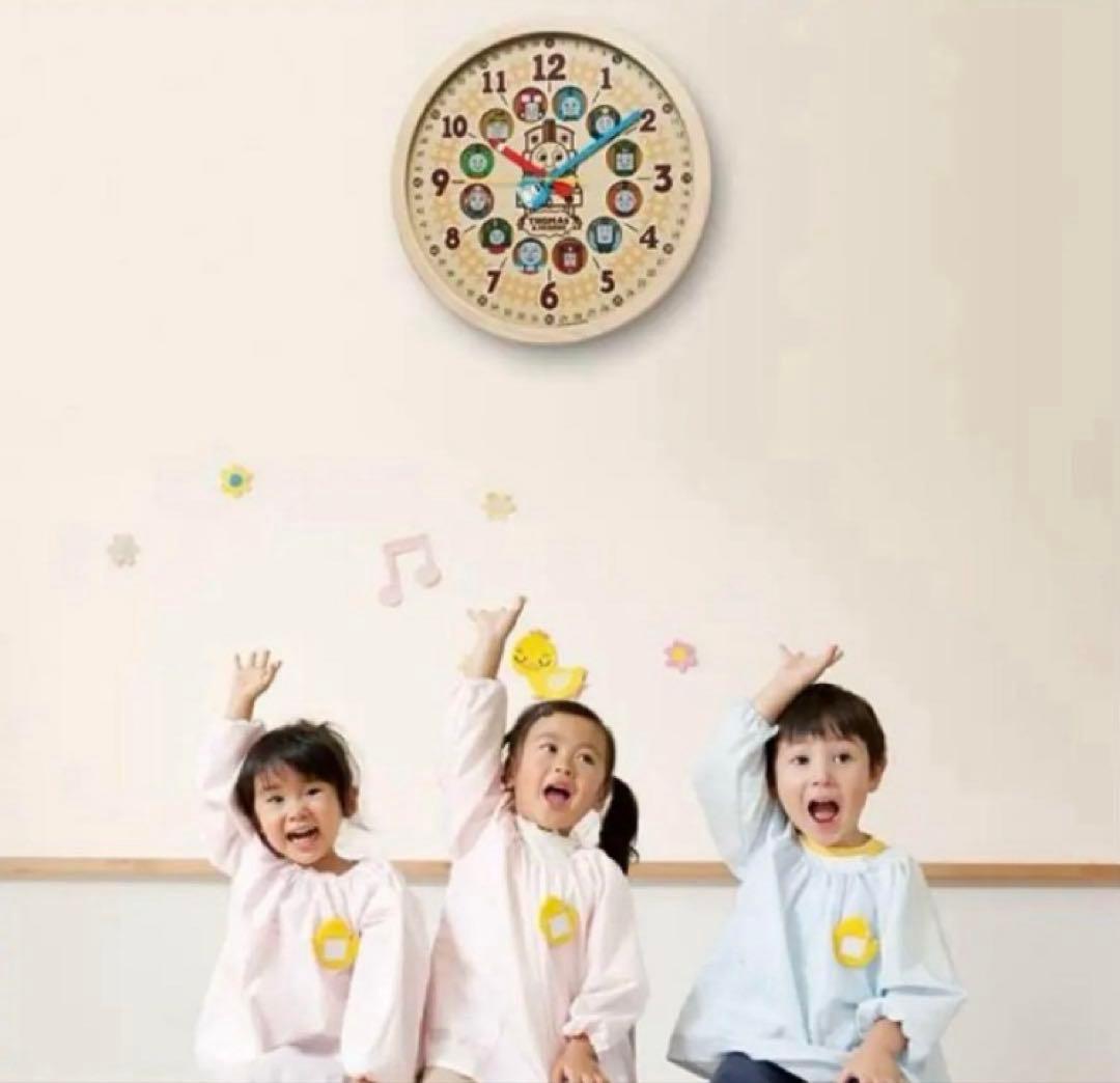 【美品】SEIKO セイコー　トーマス　掛け時計　電波時計　50センチ