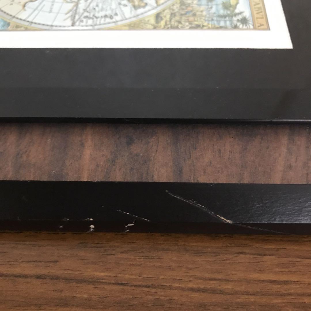 両半球世界地図　17世紀アンティーク地図