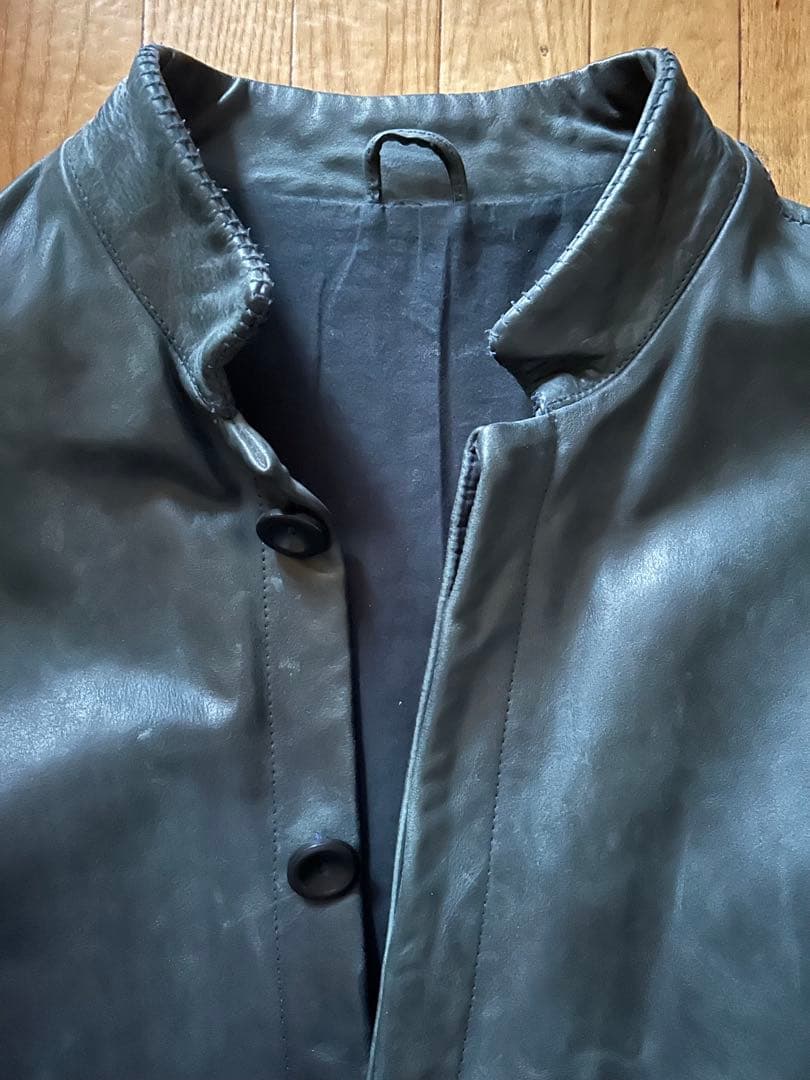 【11/30迄価格】10sei0otto レザーライダースジャケット 44表記