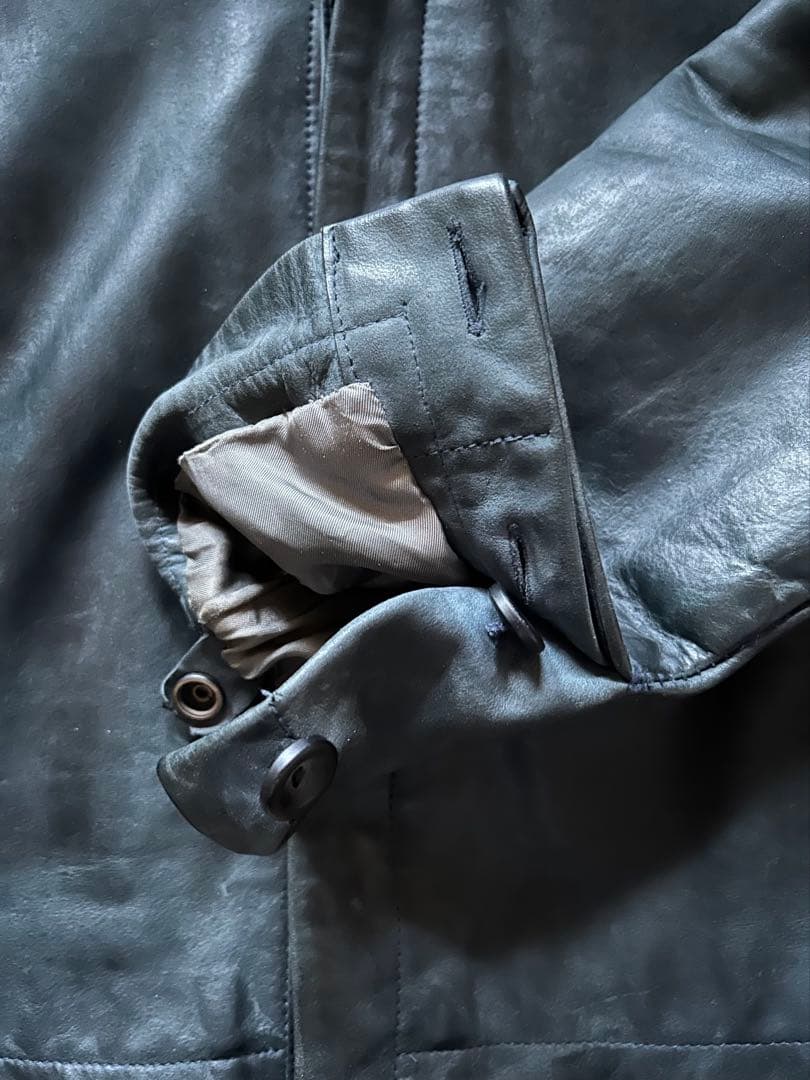 【11/30迄価格】10sei0otto レザーライダースジャケット 44表記