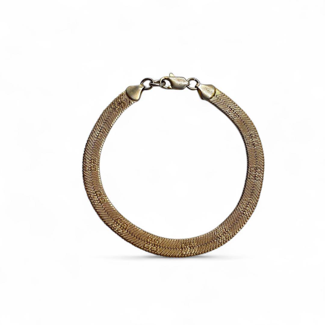 【最高級】 GIVENCHY 4Gロゴ ゴールド 蛇腹 スネークチェーン 美品