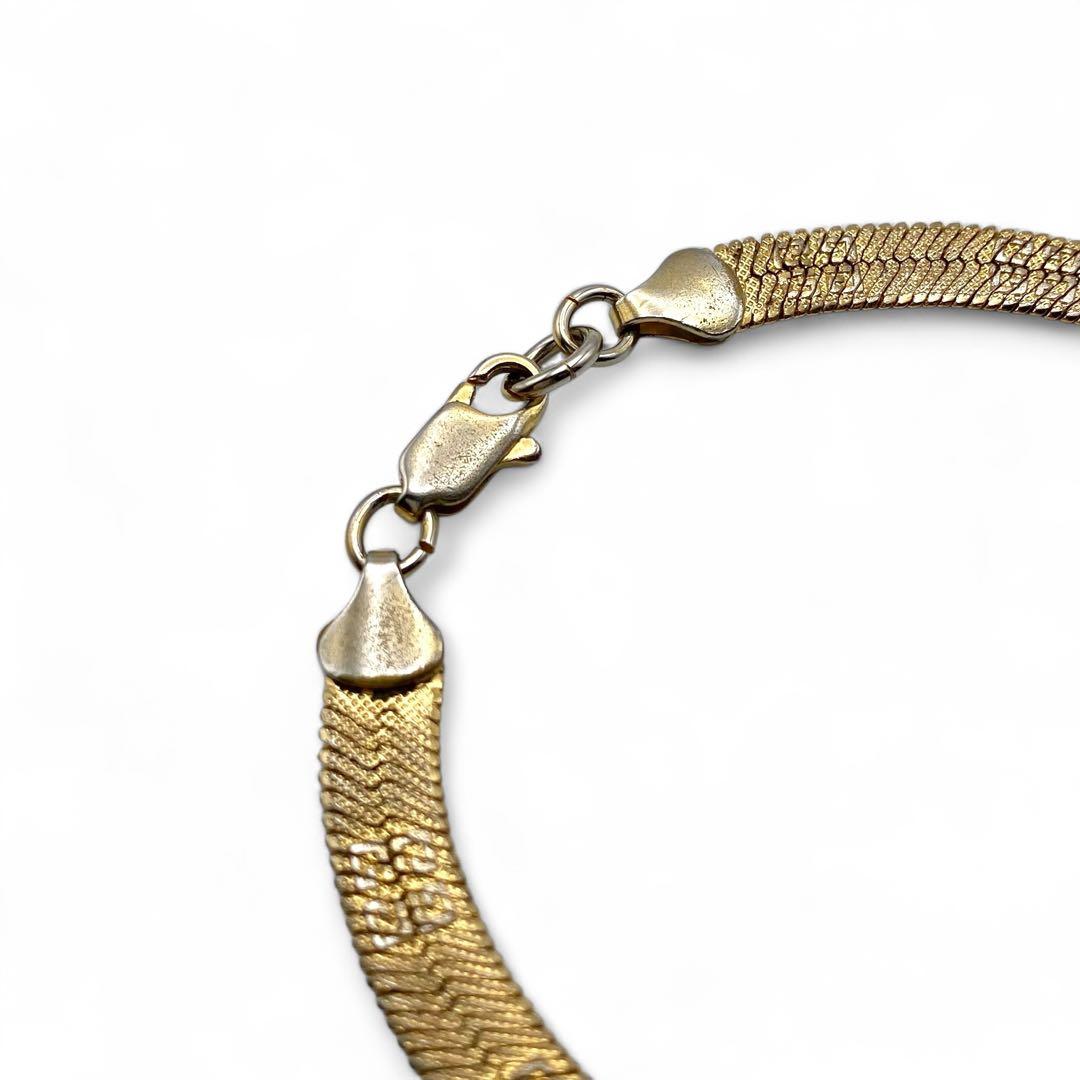 【最高級】 GIVENCHY 4Gロゴ ゴールド 蛇腹 スネークチェーン 美品