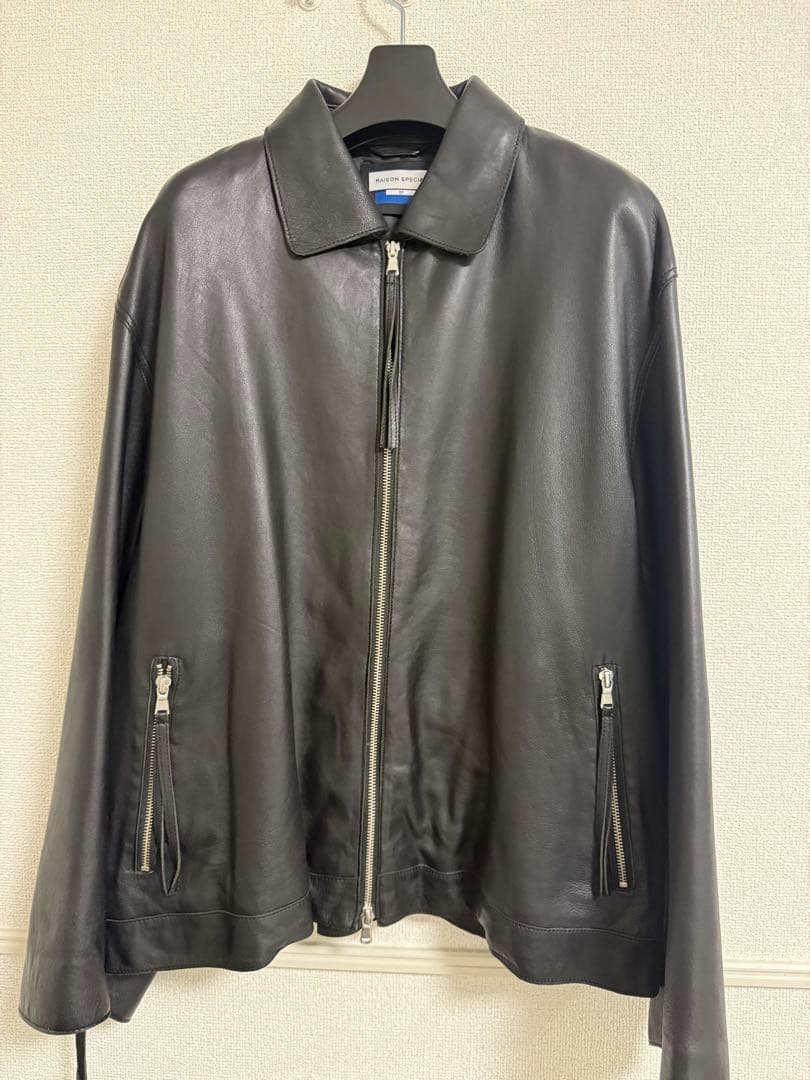 メゾンスペシャル　シープレザーシングルライダージャケット