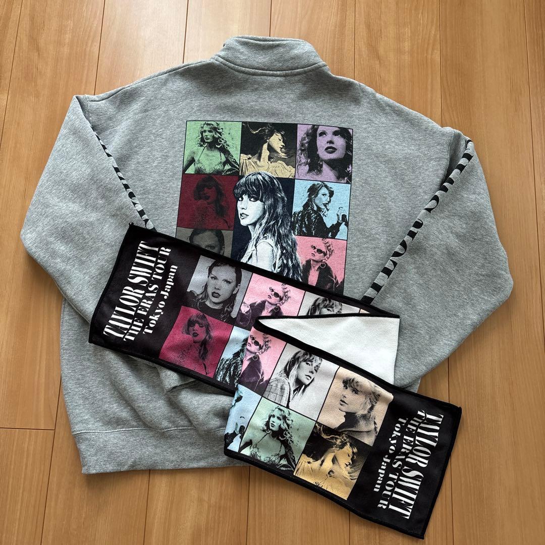 【冬服・美品】テイラー・スウィフト 東京公演 公式グッズ スウェット＆タオル