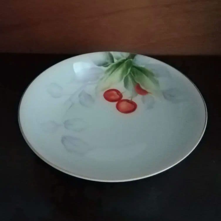 貴重なさくらんぼ絵柄鉢　オールド東洋陶器　東洋陶器　TOYOTOKI