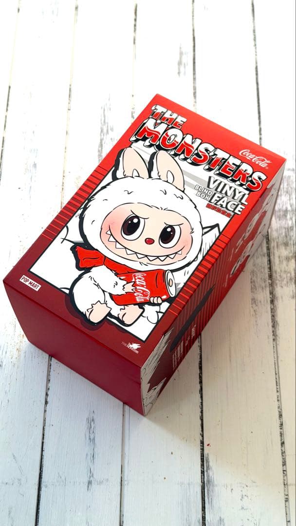 【未開封新品POP MARTラブブ】Labubu コカコーラビニールフェイス
