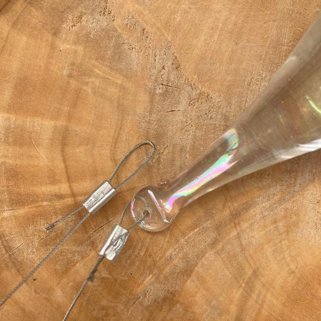 辻和美　ガラス　なみだのしずく　オーナメント