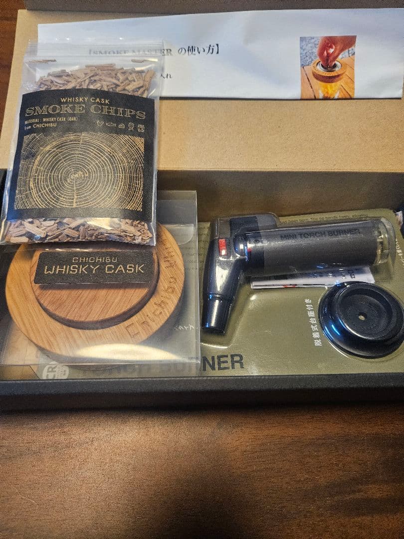 SMOKER Set ウイスキー　燻製　　スモークチップ　秩父蒸溜所