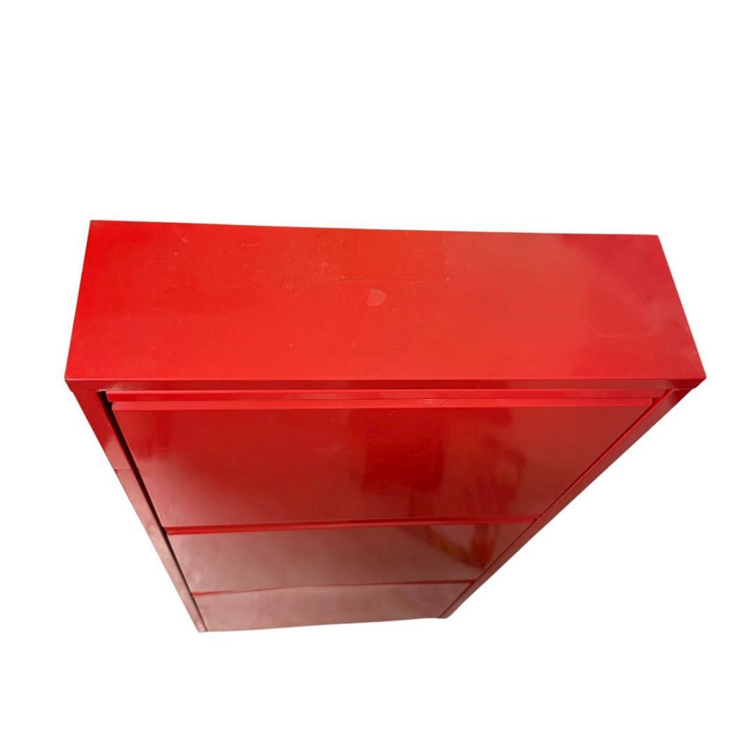 【希少】DOTTUS シューズボックス 赤 3段