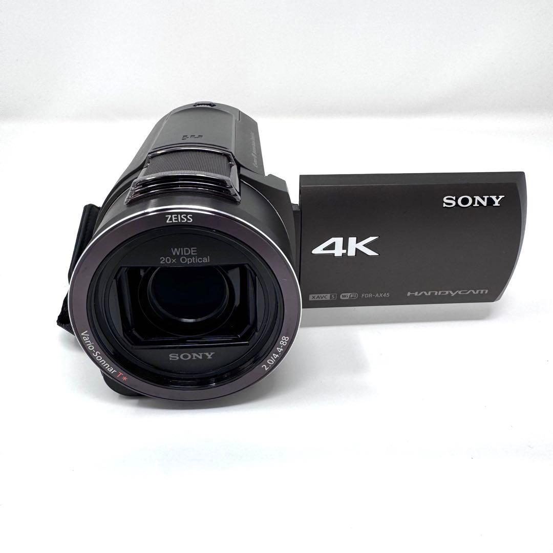 SONY FDR-AX45 ブラウン デジタルビデオカメラ 【中古】