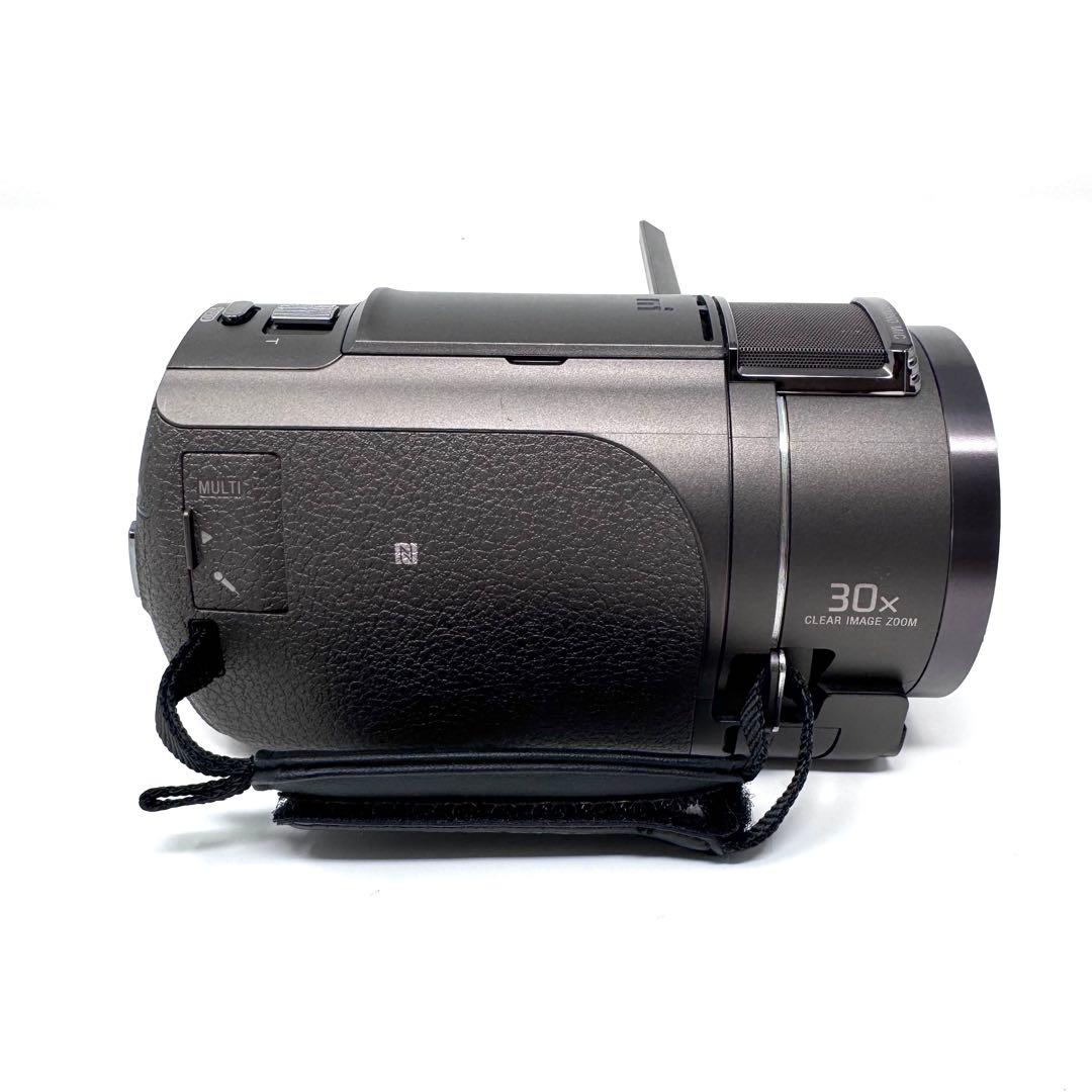 SONY FDR-AX45 ブラウン デジタルビデオカメラ 【中古】