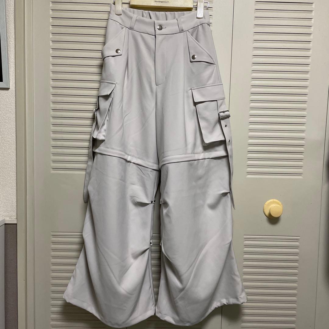 【HARE】新品未使用✴︎ マルチWAYワイドカーゴパンツ
