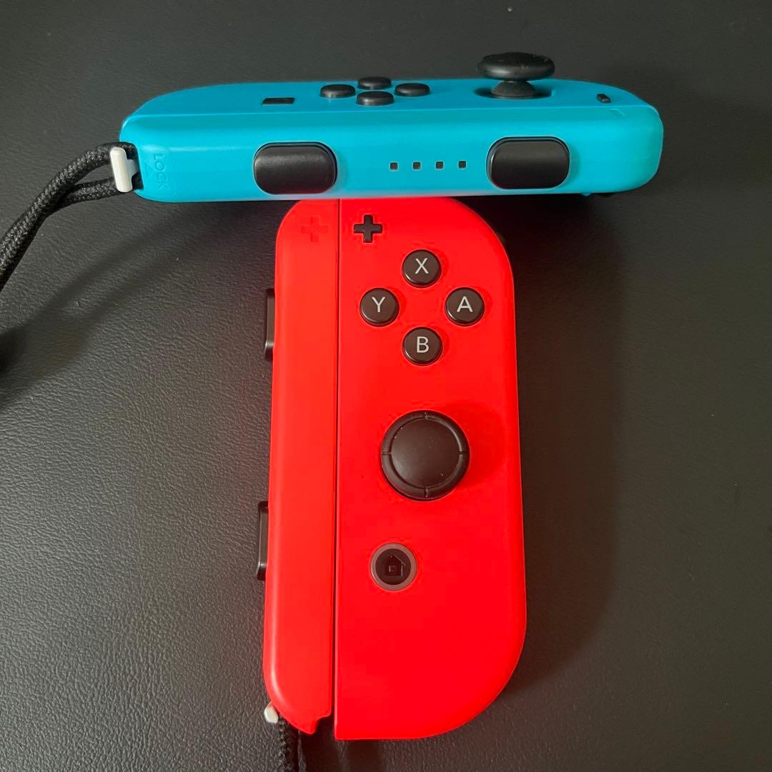 【美品/未対策機/初期型/箱付き】Nintendo Switch 本体 青/赤