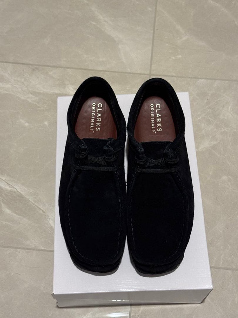 [美品] Clarks Wallabee GORE-TEX Black 27.5