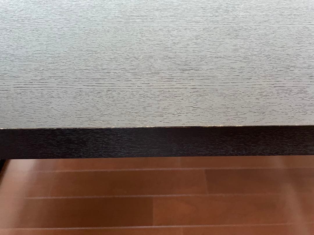 恩*様 4人掛け　ダイニングテーブル　ブラック（テーブルのみ）